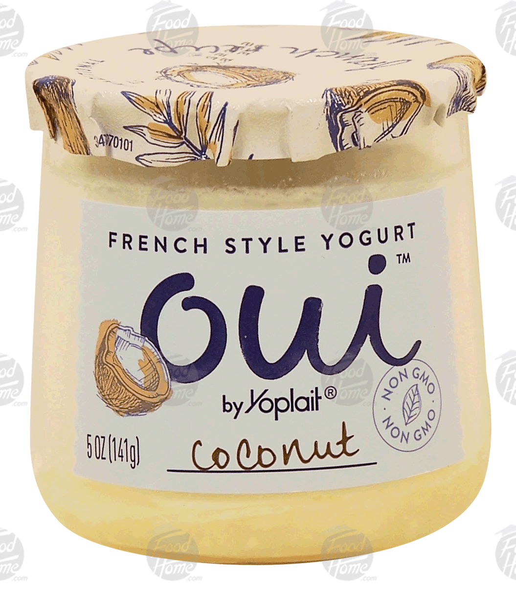 Yoplait&nbsp;Oui&nbsp;coconut french style yogurt Full-Size Picture